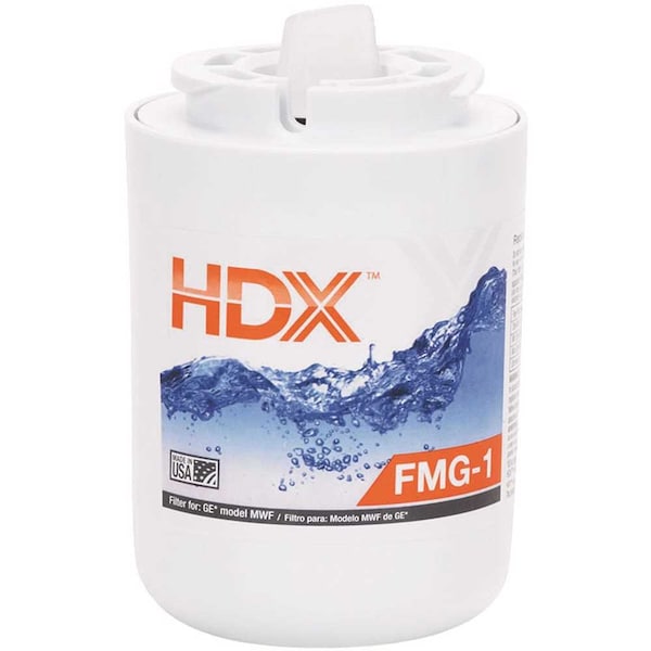 Hdx FMG1 Refrigerator Replacement Filter Fits GE MWF 107014 Zoro